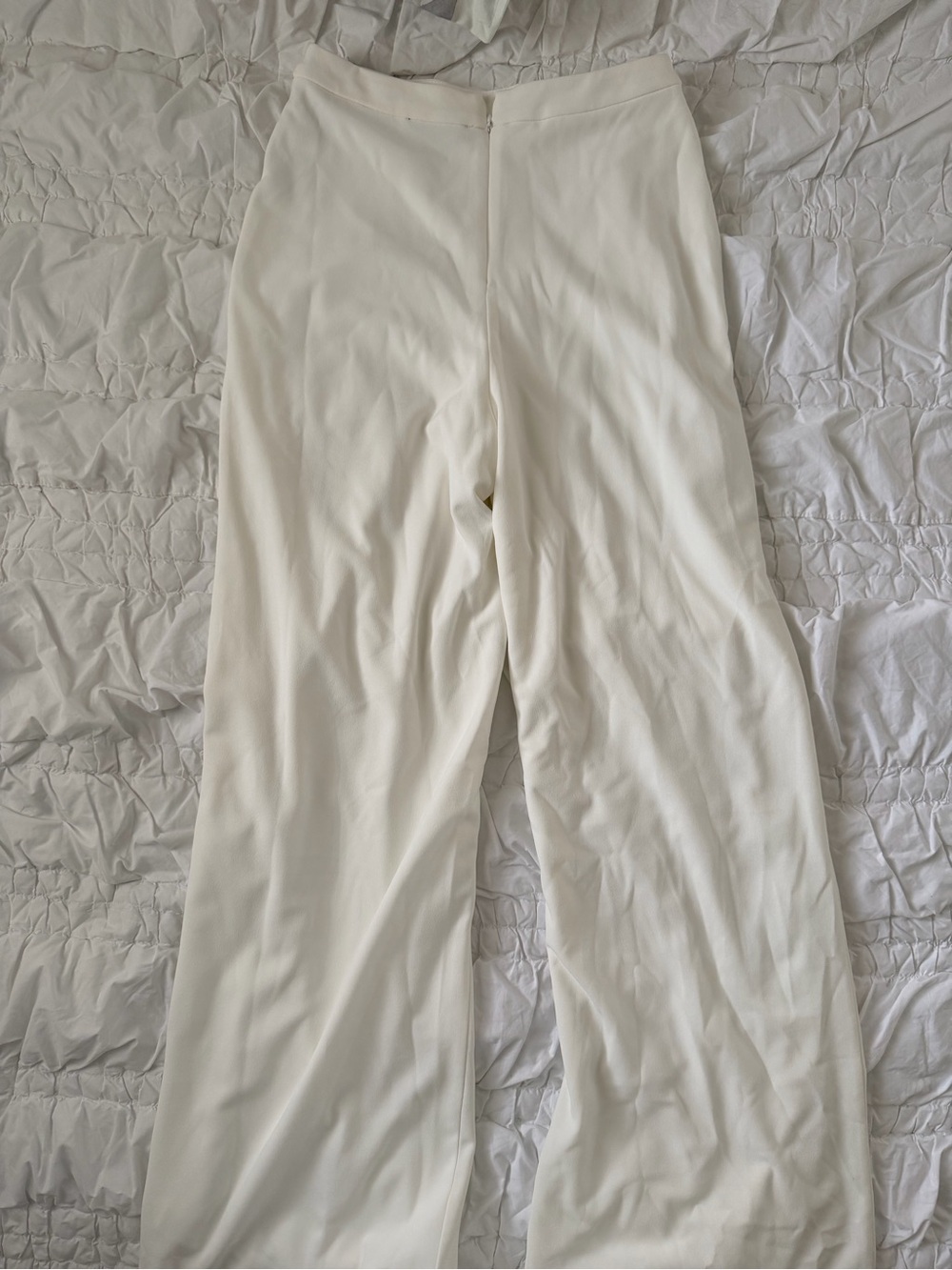Lulu’s White Wide-Leg Women's Pants NWT M